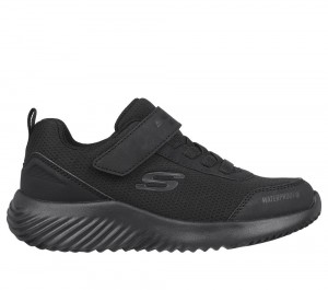 Boys's Skechers Bounder - Dripper Drop Sneakers Black USA | 9367-PAQFR