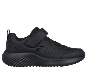 Boys's Skechers Bounder - Power Study Sneakers Black USA | 2530-DYOMQ
