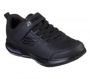 Boys's Skechers Dyna-Air - Fast Pulse Sneakers Black USA | 7180-YIBRZ