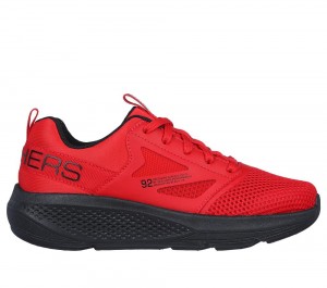 Boys's Skechers GO RUN Elevate - Cipher Sneakers Red USA | 8204-UXDMQ