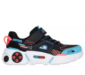 Boys's Skechers Game Kicks: Gametronix 2.0 Sneakers Black / Multicolor USA | 3451-ASCJZ