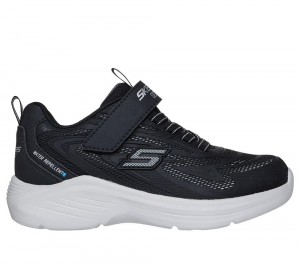 Boys's Skechers Hyper-Blitz - Tuff-Tronix Sneakers Black / Silver USA | 7264-SHRFL
