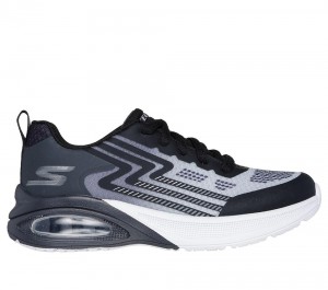 Boys's Skechers Microspec Max Advance - Vadieno Lace Up Shoes Black / Charcoal USA | 4160-JERHT