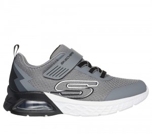 Boys's Skechers Microspec Max II - Vodrox Sneakers Grey / Black USA | 1924-HGZTD