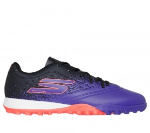 Boys's Skechers Razor 1.5 Jr Youth TF Sneakers Purple USA | 6150-QSURW