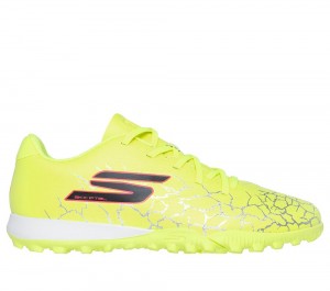 Boys's Skechers SKX_1.5 Jr Youth TF Sneakers Yellow / Black USA | 3142-FQSYL