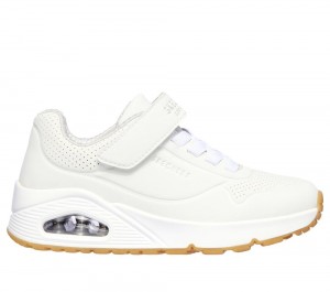 Boys's Skechers Uno - Air Blitz Sneakers White USA | 7952-RSNGH