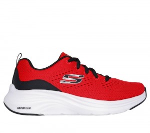 Boys's Skechers Vapor Foam Lace Up Shoes Red / Black USA | 7854-DUHAN