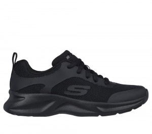 Girls's Skechers Dynamatic - Swift Speed Sneakers Black USA | 5682-UBZML