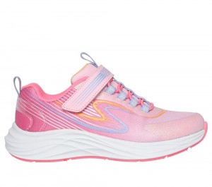 Girls's Skechers GO RUN Accelerate Sneakers Light Pink USA | 2318-ZGHXR