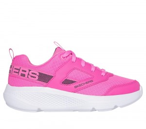 Girls's Skechers GO RUN Elevate - Spectacular Speed Sneakers Hot Pink USA | 5268-LXPOR