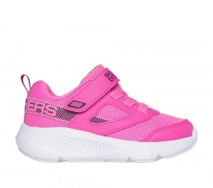 Girls's Skechers GO RUN Elevate - Sporty Spectacular Sneakers Hot Pink USA | 5092-BWLNS