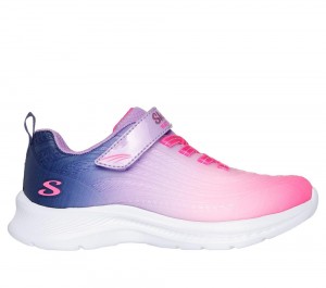 Girls's Skechers Jumpsters 2.0 - Blurred Dreams Sneakers Hot Pink / Navy USA | 9540-YFQDR