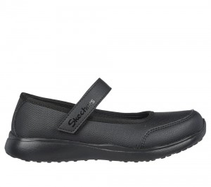 Girls's Skechers Microstrides - Recess Rules Sneakers Black USA | 8372-NBMXA