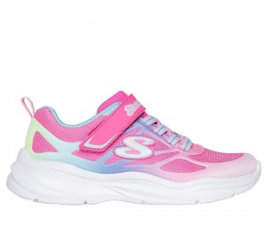 Girls's Skechers Power Jams Sneakers Hot Pink / Multicolor USA | 3421-DXTHY
