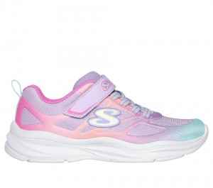 Girls's Skechers Power Jams Sneakers Lavender / Multicolor USA | 6297-JHBEY