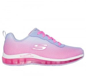 Girls's Skechers Skech-Air Element Elite - Purely Lace Up Shoes Lavender / Pink USA | 3152-BSHMO