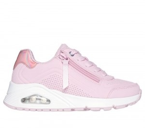 Girls's Skechers Uno Gen1 Sneakers Light Pink USA | 1920-FXMJY