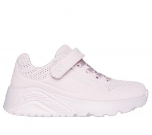 Girls's Skechers Uno Lite Sneakers Light Pink USA | 2516-CXRNW