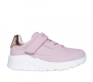 Girls's Skechers Uno Lite - Precious Shimmer Sneakers Pink USA | 4785-NXURJ