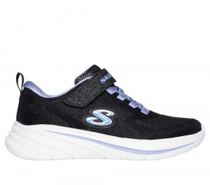 Girls's Skechers Wave 92 Sneakers Black USA | 7195-YQGMU