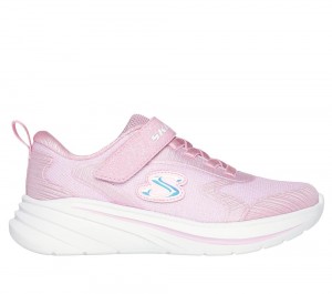 Girls's Skechers Wave 92 Sneakers Light Pink USA | 4712-JSKDB