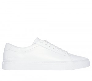 Men Skechers Arch Fit Legend - Drezo Lace Up White USA | 3406-BSZUL