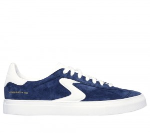 Men Skechers Arch Fit Legend - Hamor Sneakers Navy USA | 0172-UFQNX