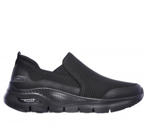 Men Skechers Arch Fit - Banlin Sneakers Black USA | 9052-VSBRT