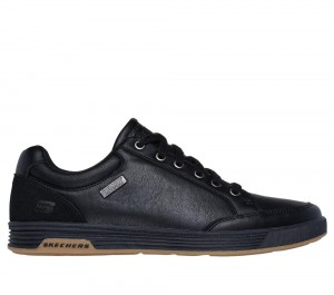 Men Skechers Cavell - Sparkman Lace Up Black USA | 7284-JOKDE