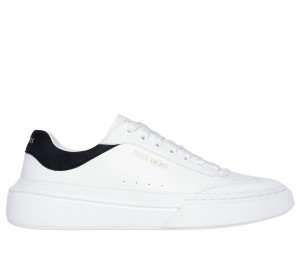 Men Skechers Cordova Classic - Lighto Lace Up White / Black USA | 2587-DTWZR