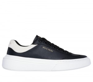 Men Skechers Cordova Classic - Lighto Lace Up Black / White USA | 2640-UVPCH