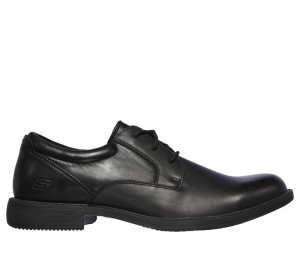 Men Skechers Dreston - Rasmiss Smart Shoes Black USA | 1850-THZWF