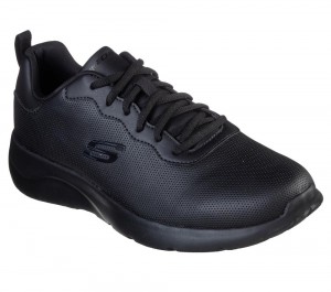 Men Skechers Dynamight 2.0 - Eazy Vibez Sneakers Black USA | 4138-KXBRV