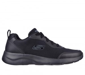 Men Skechers Dynamight 2.0 - Full Pace Lace Up Black USA | 9827-UBKVZ