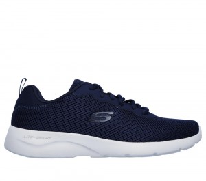 Men Skechers Dynamight 2.0 - Rayhill Lace Up Navy USA | 0154-LPWMT
