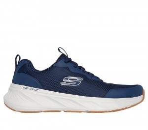 Men Skechers Edgeride - Rekze Sneakers Navy / White USA | 8416-BASIN