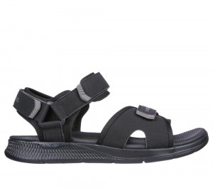 Men Skechers GO Consistent Sandal - Tributary Sandals Black USA | 1297-VBFCO