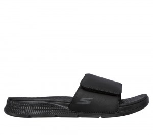 Men Skechers GO Consistent - Watershed Sandals Black USA | 6981-CANLF