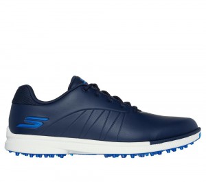 Men Skechers GO GOLF Tempo GF Lace Up Navy / Blue USA | 8902-AZNPL