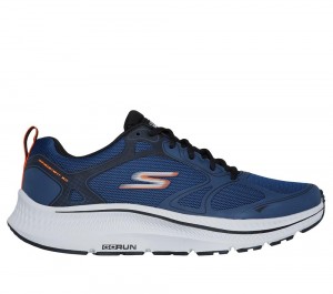 Men Skechers GO RUN Consistent 2.0 - Haptic Vision Lace Up Navy USA | 9263-EZUTS