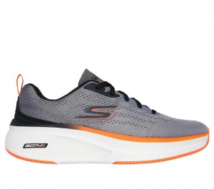 Men Skechers GO RUN Elevate 2.0 - Fluid Motion Lace Up Charcoal USA | 7429-ISGOV