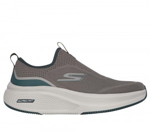 Men Skechers GO RUN Elevate 2.0 - Upraise 2.0 Slip On Shoes Brown USA | 6371-CJAFB