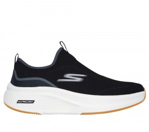 Men Skechers GO RUN Elevate 2.0 - Upraise 2.0 Slip On Shoes Black USA | 8964-SPQYE