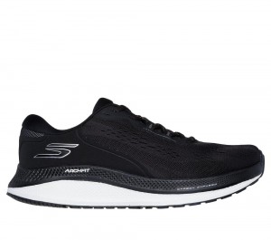 Men Skechers GO RUN Persistence 2 Lace Up Black USA | 9231-YWBKD