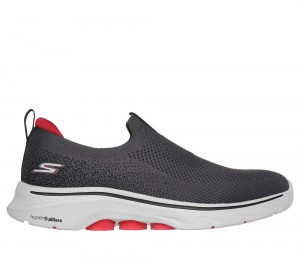 Men Skechers GO WALK 7 Sneakers Charcoal / Black USA | 1043-VURAF