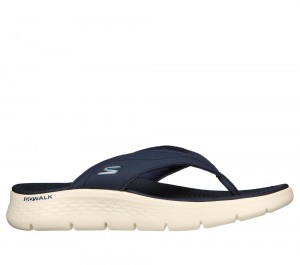 Men Skechers GO WALK Flex Sandal - Vallejo Sandals Navy USA | 8497-VEIBM