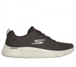 Men Skechers GO WALK Flex - Vespid Sneakers Brown USA | 4187-EPRTC