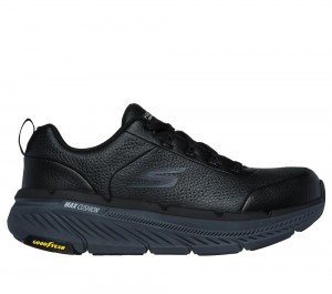 Men Skechers Max Cushioning Premier 2.0 - Lucid 2 Lace Up Black / Charcoal USA | 0648-PQKOG