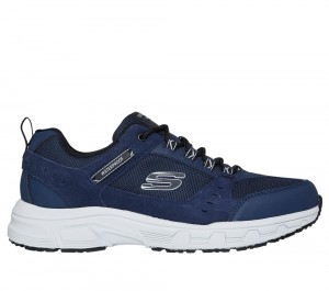 Men Skechers Relaxed Fit: Oak Canyon - Rydell Lace Up Navy USA | 1724-HWCIR